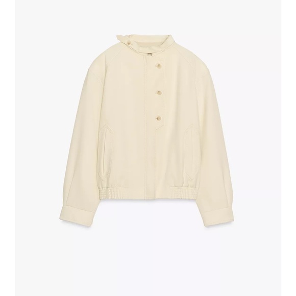 ZARA NWT ZW Collection Button Up Jacket - Picture 15 of 16